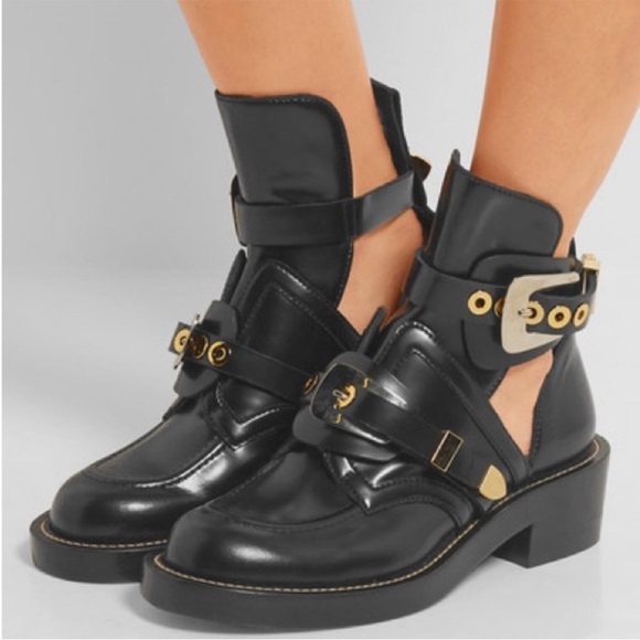 1 HOUR SALE!!! Balenciaga ceinture combat boots - Picture 1 of 13